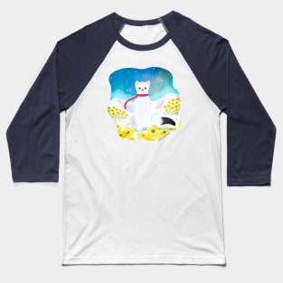 Arctic Wiesel Baseball T-Shirt